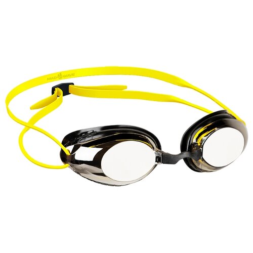 фото Очки для плавания mad wave honey mirror, yellow/black, m0427 19 0 06w