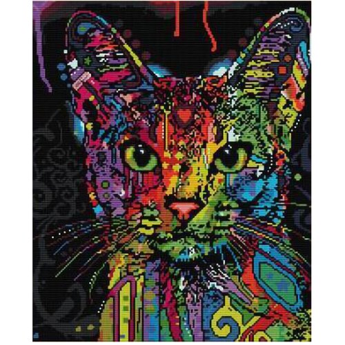 Картина по номерам на холсте "Абиссинская кошка" 40х50