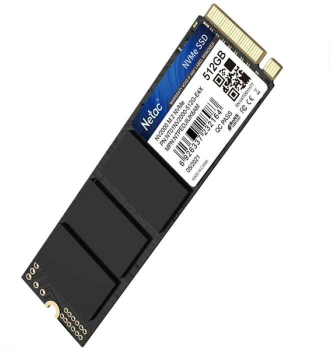 Накопитель SSD M.2 2280 Netac NV2000 512GB PCIe Gen3*4 NVMe 3D TLC 2500/2100MB/s MTBF 2M - фото №15