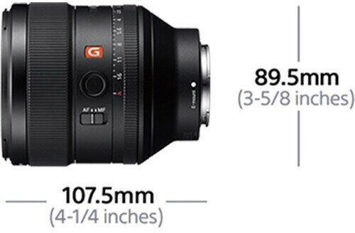 Объектив Sony Full Frame SEL-85F14 GM FE 85mm f/1.4 GM Lens - фото №3