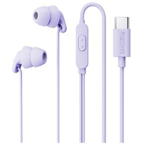 Наушники внутриканальные Remax RM-518a Wired Sleep Type-C цвет фиолетовый 47400₽