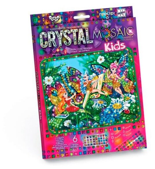 Набор креативного тв-ва Crystal Mosaic Kids Феи