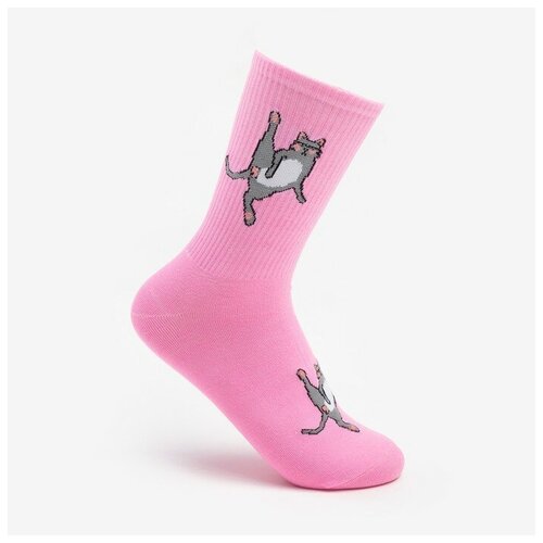Носки HOBBY LINE, размер 36, розовый носки lav размер 36 40 розовый