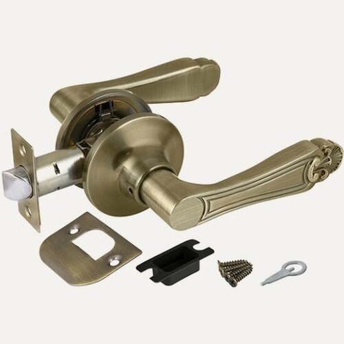 Изображение товара Ручка защелка Punto DK637 AB-PS (6037 AB-P ) (без фик.) бронза