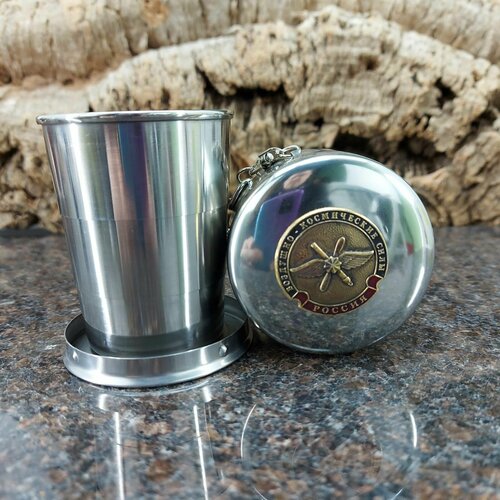 Стопка-рюмка ВКС россии складная 120 мл 1170₽