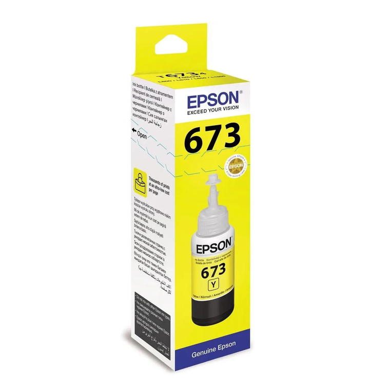 Чернила Epson (C13T67344A/C13T673498) Yellow для L1800/800