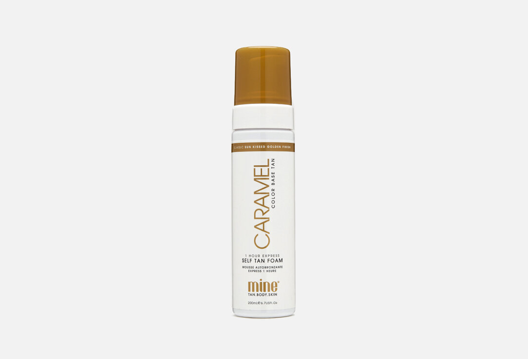 Мусс – автозагар для тела Mine tan, Caramel Self Tan Foam 200мл