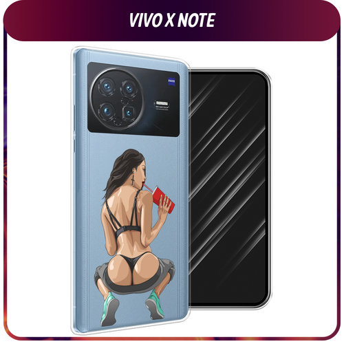 Силиконовый чехол на Vivo X Note / Виво X Нот Сочные булочки, прозрачный силиконовый чехол на vivo x note виво x нот случайный порядок прозрачный