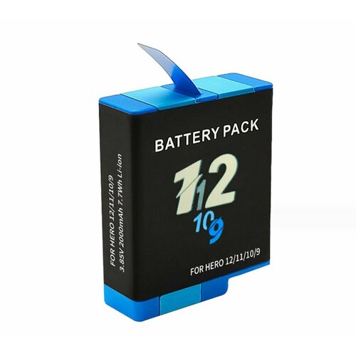 Аккумулятор Digital GoPro12 для экшен камеры GoPro Hero 9, 10, 11, 12