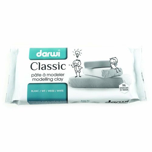 Масса для лепки Darwi Classic, самоотвердевающая, 500 г, DA0800500000