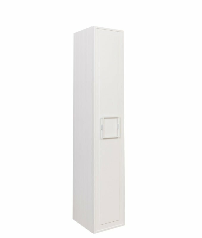 Шкаф-пенал La Fenice Cubo Bianco, 30 см подвесной, цвет белый матовый, FNC-05-CUB-B-30