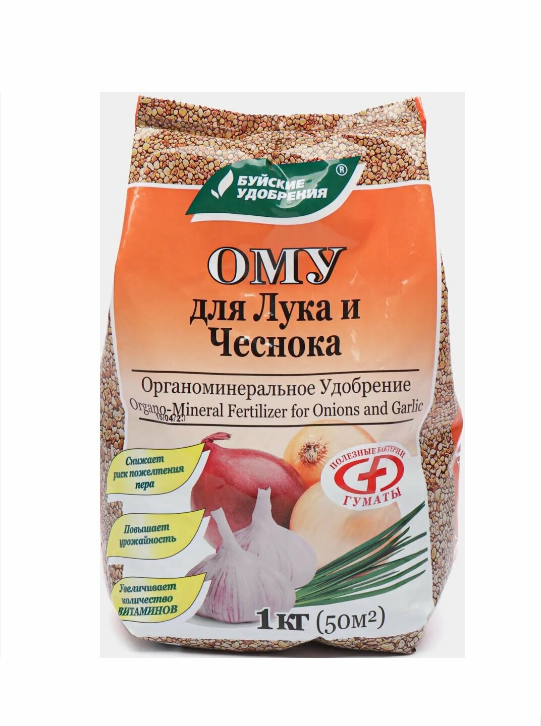 Удобрение Буйский химический завод ОМУ Для лука, чеснока, 1 кг