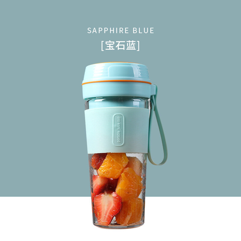 Соковыжималка Douyin, портативная, электрическая, USB, синяя