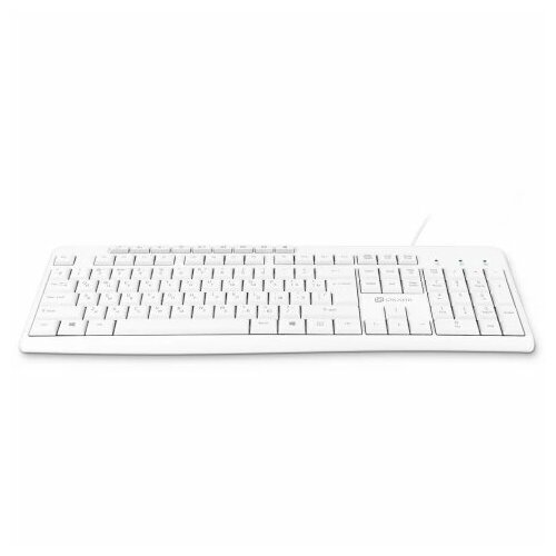 Клавиатура Оклик 305M белый USB Multimedia 1875227 1047₽