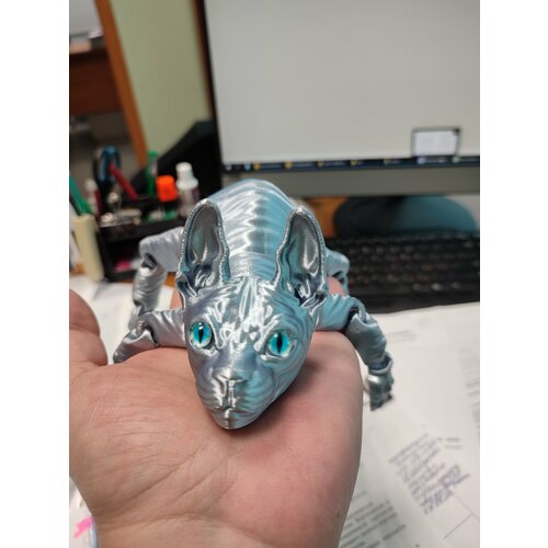 Сфинкс 35см - подвижная игрушка из пластика с глазками 950₽