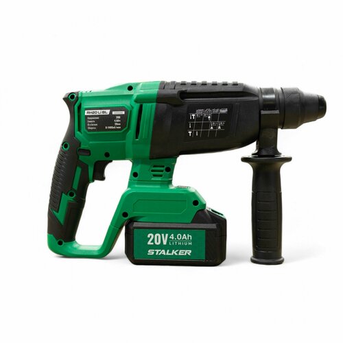 Бесщеточный аккумуляторный перфоратор ALTECO STALKER RH20 Li BL 69830 10640₽