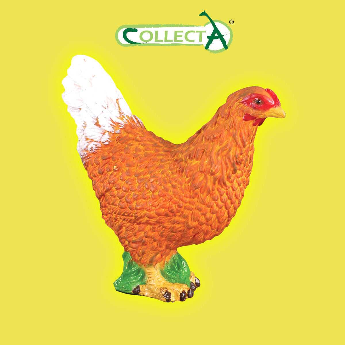 Фигурка птицы Collecta "Курица" коллекционная, высота 5 см, 88005b