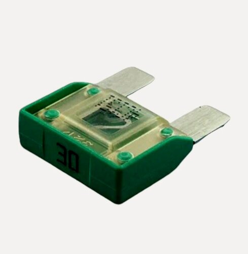 Изображение товара Предохранитель флажковый плоский стандартный MAXI 30A "TESLA" (1шт)