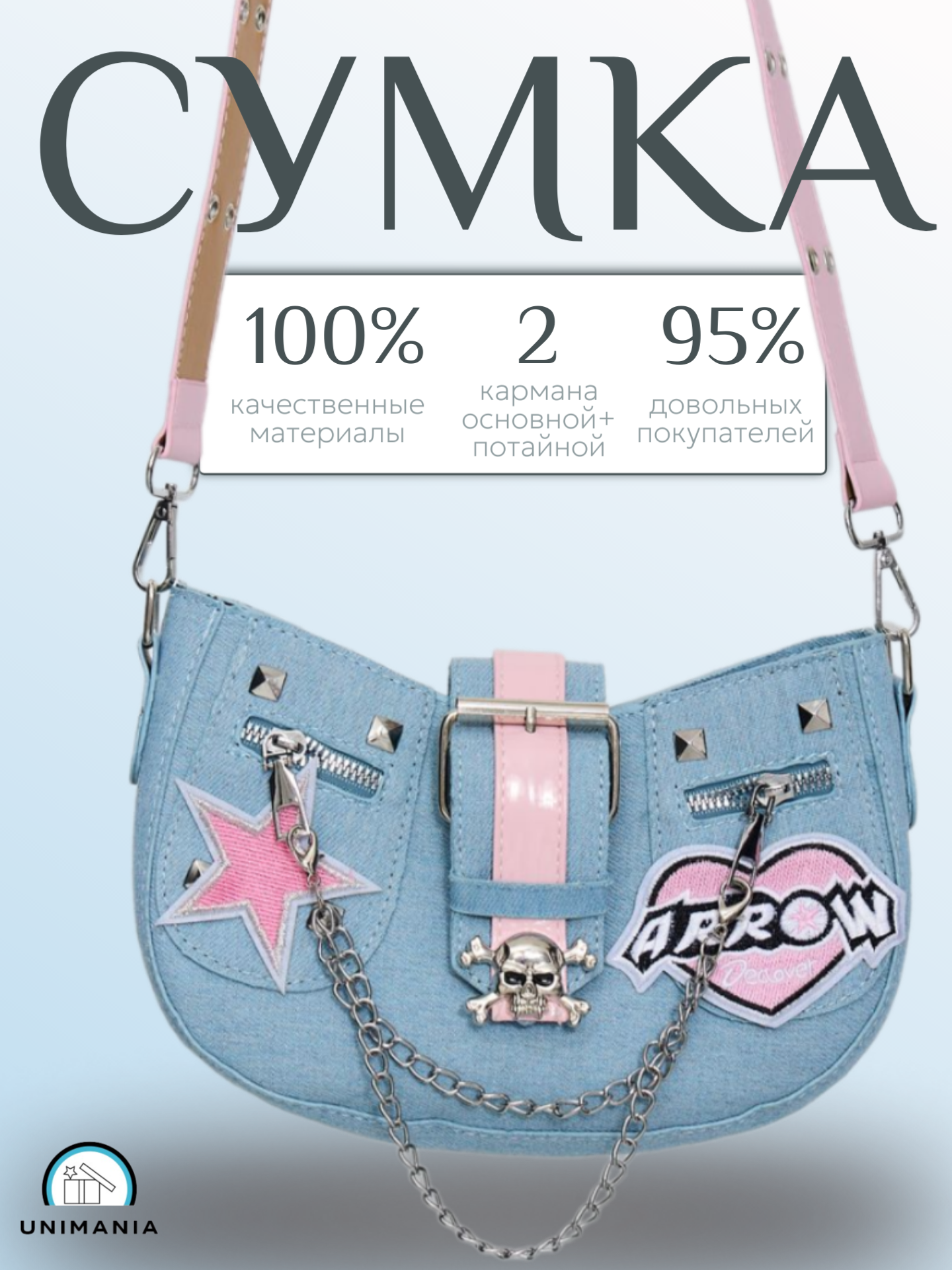 Сумка Y2K Unimania