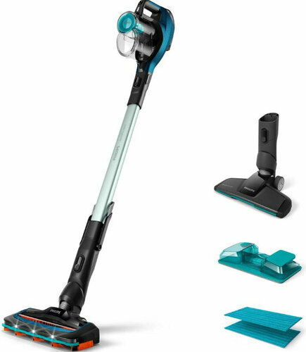 Пылесос Philips FC6728/01 SpeedPro Aqua, матово-синий металлик — купить ...
