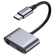 Переходник UGREEN CM231 (60164) Type C (M) to Type C (F) + AUX 3....