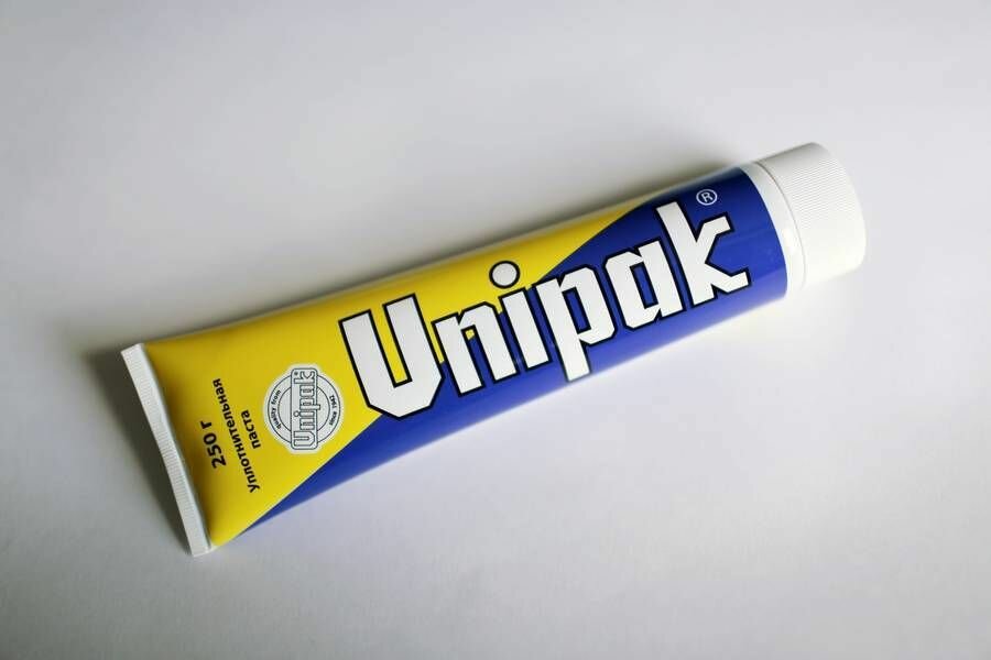 Паста уплотнительная Unipak 250г для резьбовых соединений серый