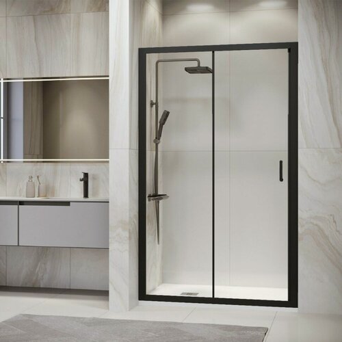 Изображение товара Душевая дверь RGW Passage PA-14B, 1800x1950, прозрачная, черный профиль