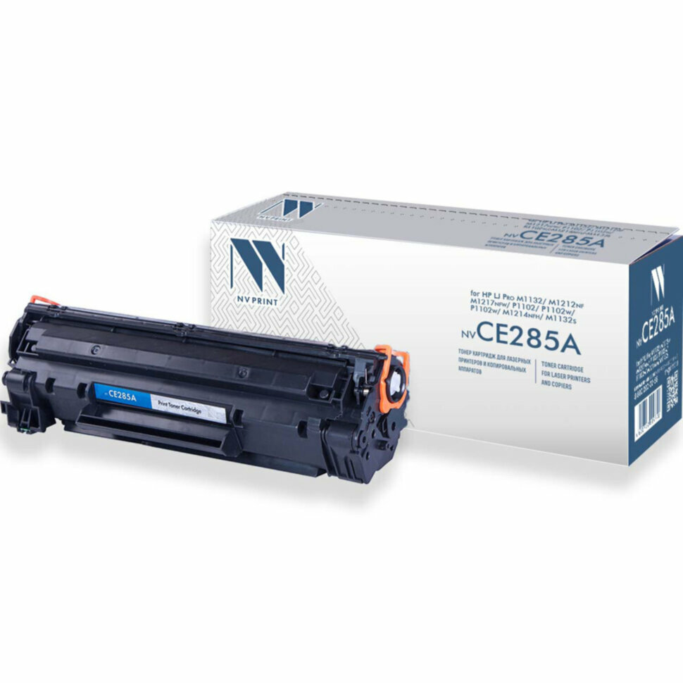Картридж лазерный NV PRINT (NV-CE285A) для HP LaserJet P1102/P1102W/M1212NF, ресурс 1600 стр, 361182