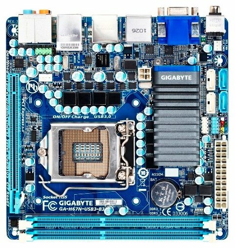 Материнская плата GIGABYTE GA-H67N-USB3-B3 (rev. 1.0)