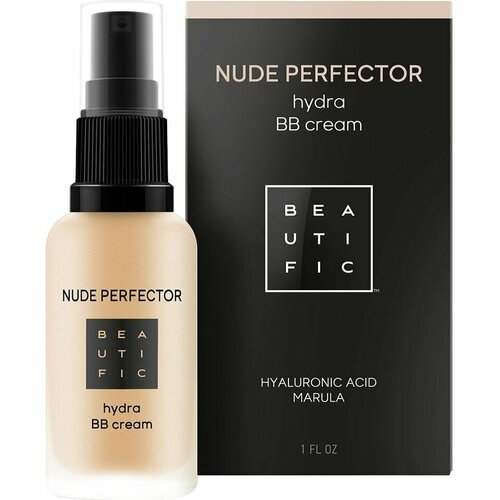 BB-крем Beautific Nude Perfector с гиалоурановой кислотой №2 Теплый бежевый 30мл х2шт