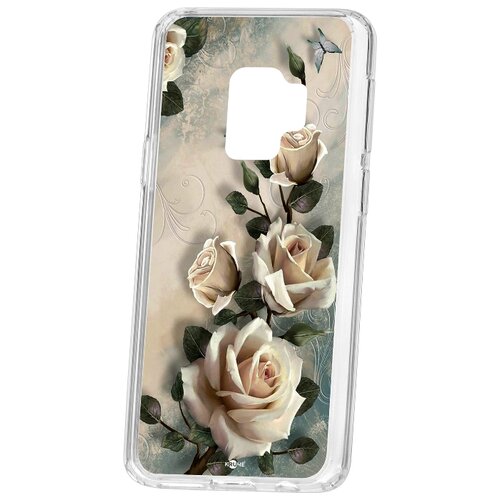 фото Чехол на samsung galaxy s9 kruche print белые розы