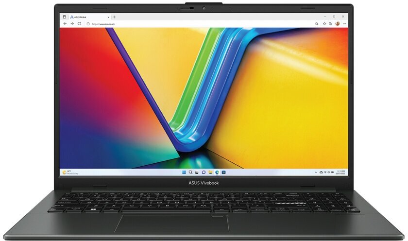Ноутбук ASUS VivoBook Go 15 E1504FA Ryzen 5 7520U 8Gb SSD 512Gb AMD Radeon 610M 15,6 FHD IPS 42Вт*ч No OS Черный E1504FA-BQ090 90NB0ZR2-M00L10