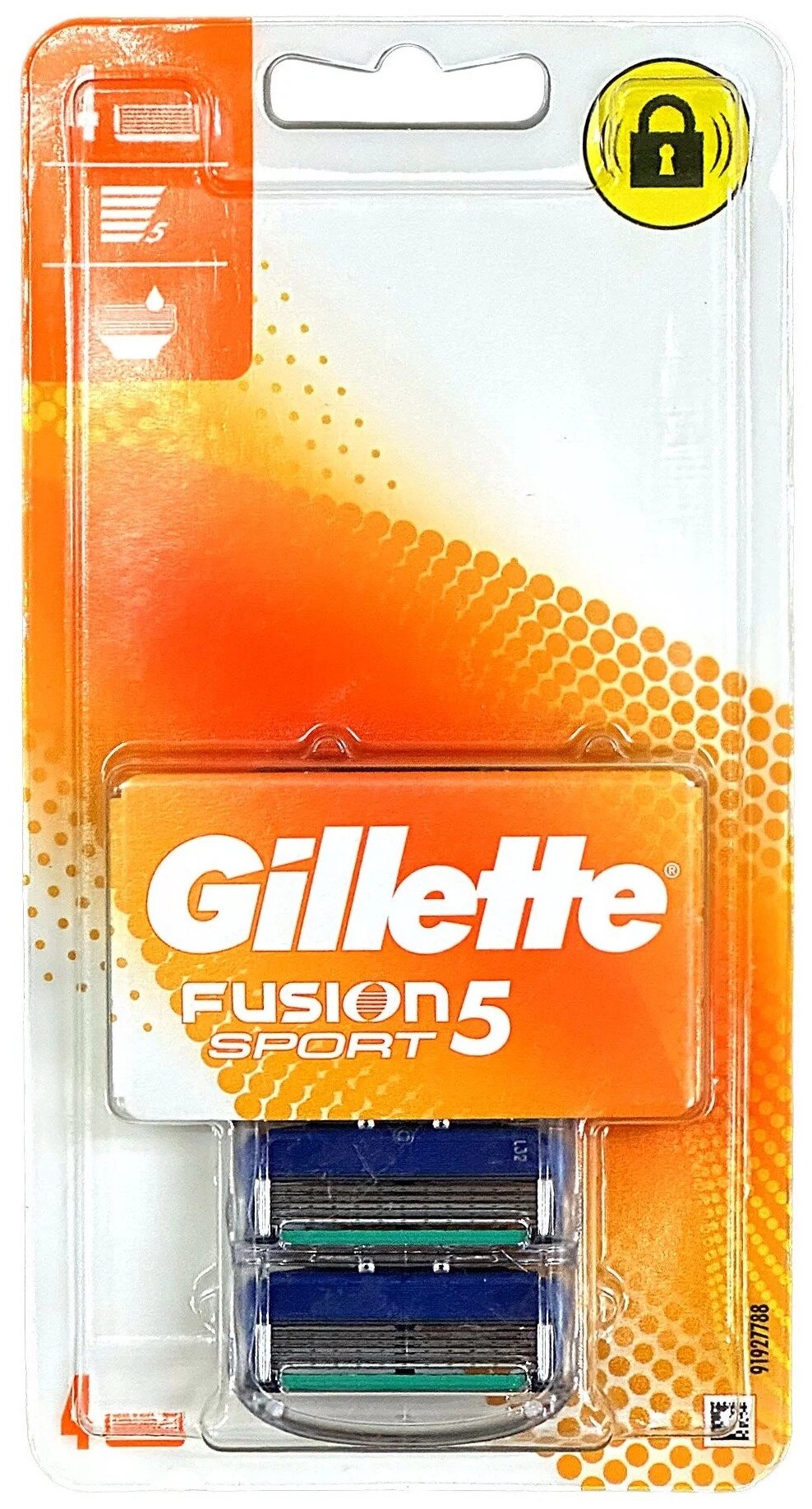 Сменные кассеты Gillette Fusion5 Sport 4 шт.