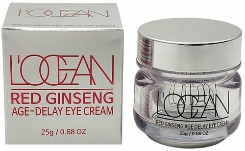 L’ocean Крем для век на основе красного женьшеня / Red Ginseng Age-Delay Eye Cream, 25 г