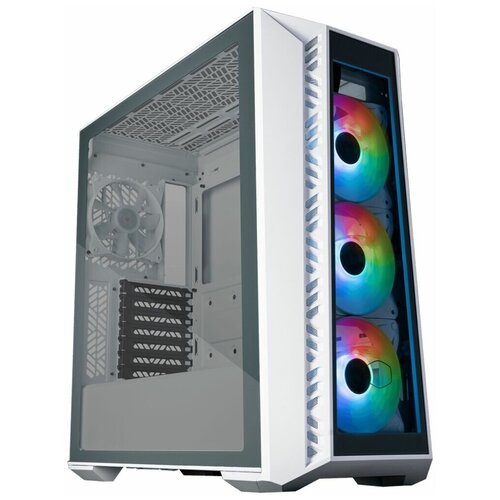 Корпус ATX Miditower Cooler Master CMP 520 TG MB520-WGNN-S01 White корпус lian li lancool 216rw белый без бп боковая панель из закаленного стекла usb type c 2 usb 3 0 audio