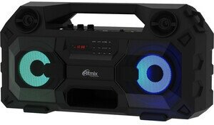 Портативная колонка Ritmix SP-690B (стерео, 36Вт, USB, Bluetooth, FM, 5 ч) черный