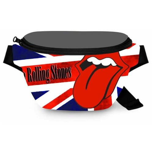 Сумка поясная , мультиколор сумка круглая the rolling stones роллинг стоунз 3