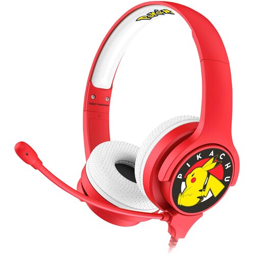 Детские проводные наушники с микрофоном Покемон Пикачу 2309300₽