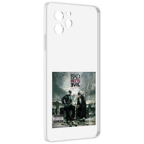 Чехол MyPads Eminem BAD MEETS EVIL – HELL THE SEQUEL для Huawei Nova Y61 / Huawei Enjoy 50z задняя-панель-накладка-бампер