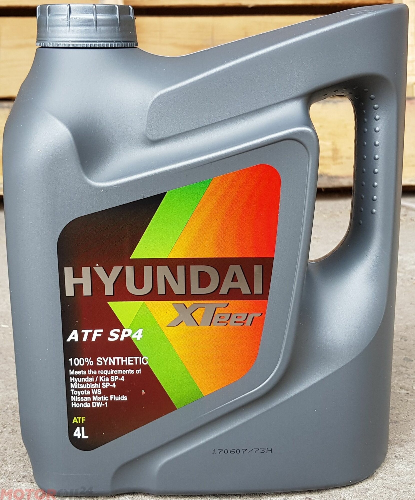 Масло трансм. Hyundai ATF SP4 синтет. 4л (1041017) - фото №4
