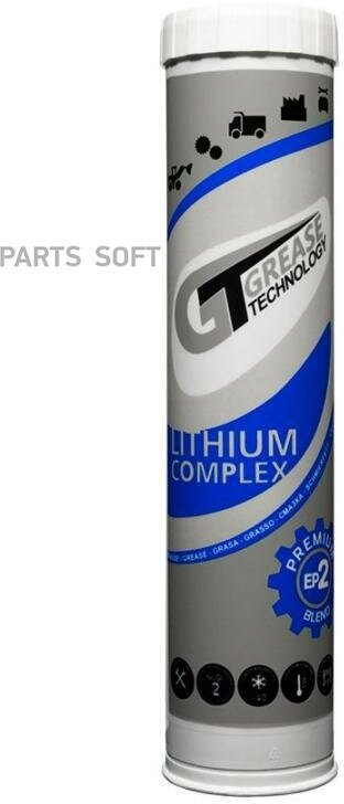 GT OIL 4640005941333 Смазка многоцелевая литиевая Grease HT, EP2 туба 400гр