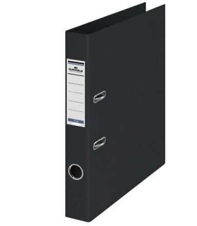 Папка - регистратор Durable, А4, корешок, 50 мм, ПВХ Черный