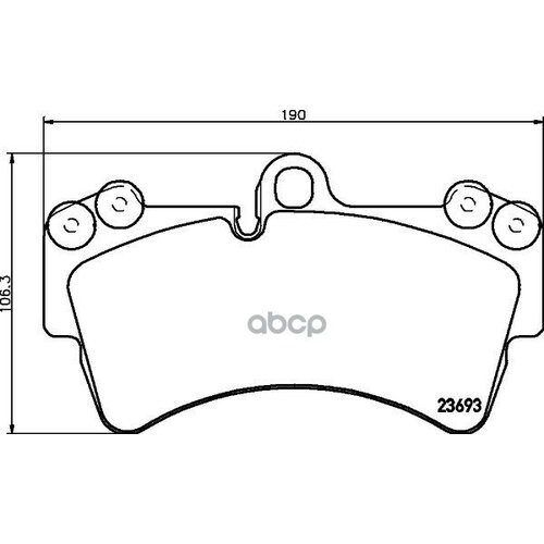 Колодки Тормозные Дисковые HELLA PAGID арт. 8DB355018-691