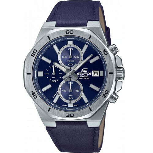 Наручные часы CASIO Edifice EFV-640L-2A, синий, серебряный