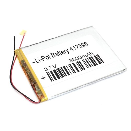 Аккумулятор Li-Pol (батарея) 4.1*75*96мм 2pin 3.7V/3500mAh