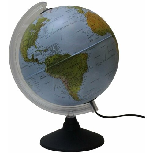 Глобус NOVA RICO 32 см физико-политический с подсветкой Классик Евро Рельефный