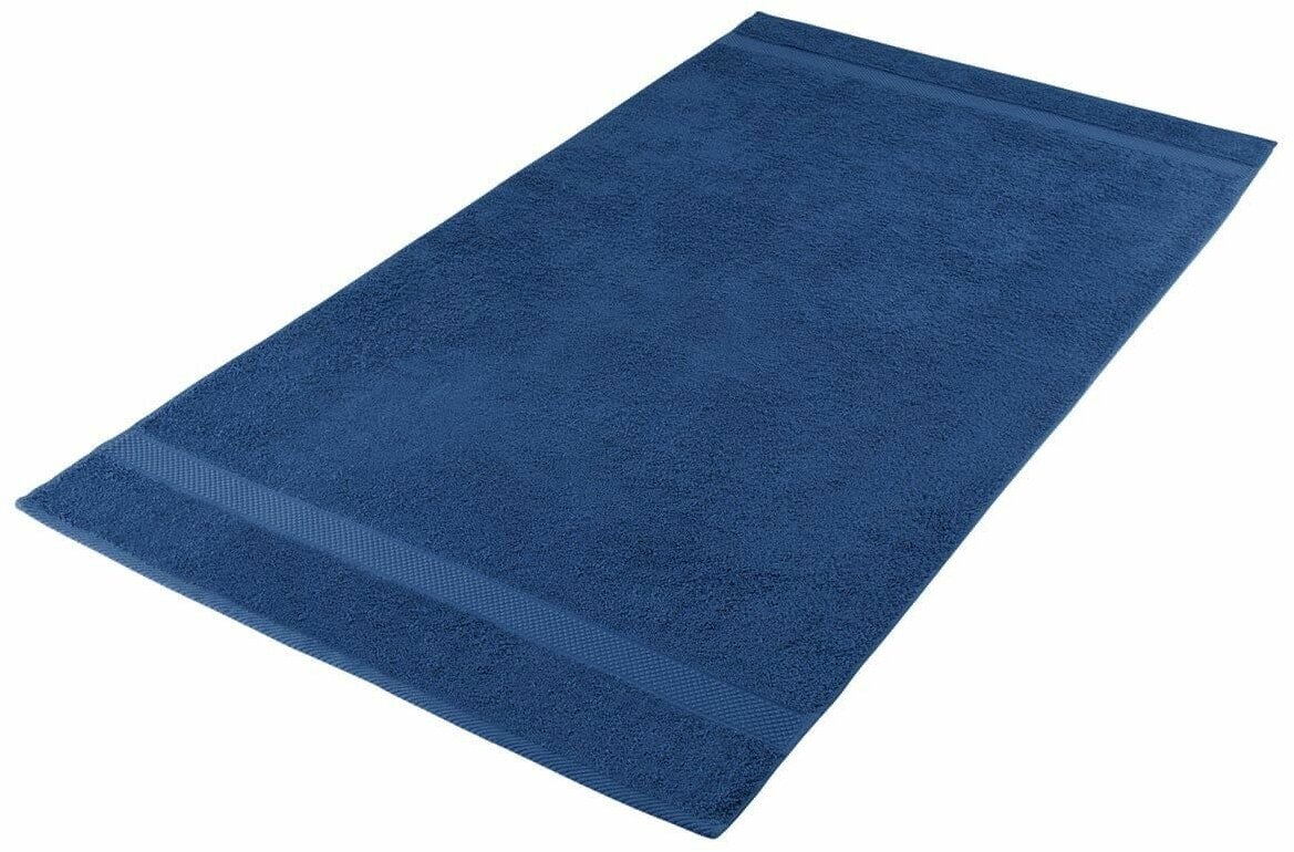 Полотенце банное махровое большое 70х140 Miranda Soft, синий - фотография № 3