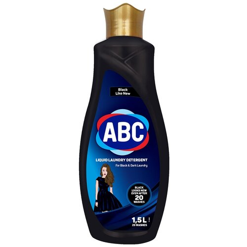 Жидкое средство ABC для стирки черного белья 1,5 л