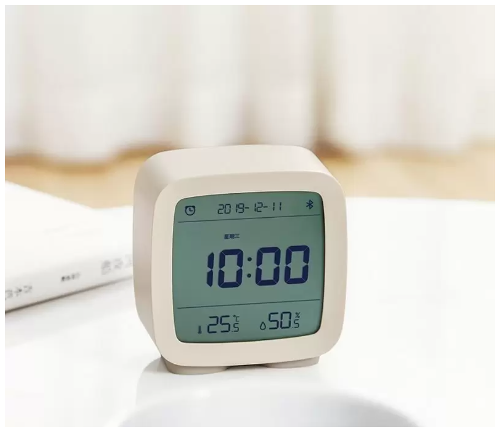 Умный будильник Xiaomi Qingping Bluetooth Alarm Clock Green (CGD1) - фотография № 3