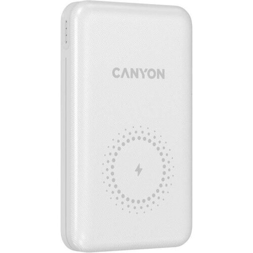 Внешний аккумулятор Power Bank 10000 мАч Canyon CNS-CPB1001W белый 225700₽
